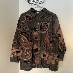 Chico’s Blazer w/ Abstract Design